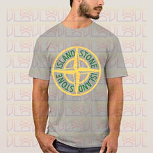 Load image into Gallery viewer, 2020 New Stone-Island Logo Summer Print Black T-Shirt Clothes Popular Shirt Cotton Tees Amazing Short Sleeve Unique Men Tops
