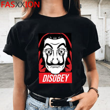 Load image into Gallery viewer, Novo dinheiro heist legal camisa masculina la casa de papel harajuku camiseta casa de papel gráfico tshirt bella ciao hip hop superior t masculino