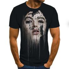 Load image into Gallery viewer, 2020 Mens horror T shirts Fashion New Summer Men's Short Sleeve T-shirt Casual 3D Zombie Print Rock Tshirt For Man Full Printed
