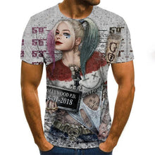 Load image into Gallery viewer, 2020 Mens horror T shirts Fashion New Summer Men's Short Sleeve T-shirt Casual 3D Zombie Print Rock Tshirt For Man Full Printed
