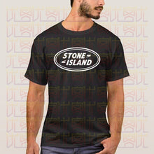 Load image into Gallery viewer, 2020 New Stone-Island Logo Summer Print Black T-Shirt Clothes Popular Shirt Cotton Tees Amazing Short Sleeve Unique Men Tops
